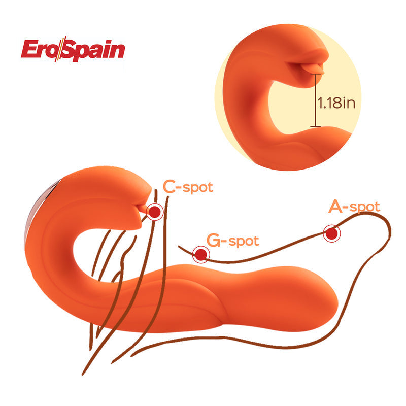 JOI Rotating Head G-spot Vibrator & Clit Licker