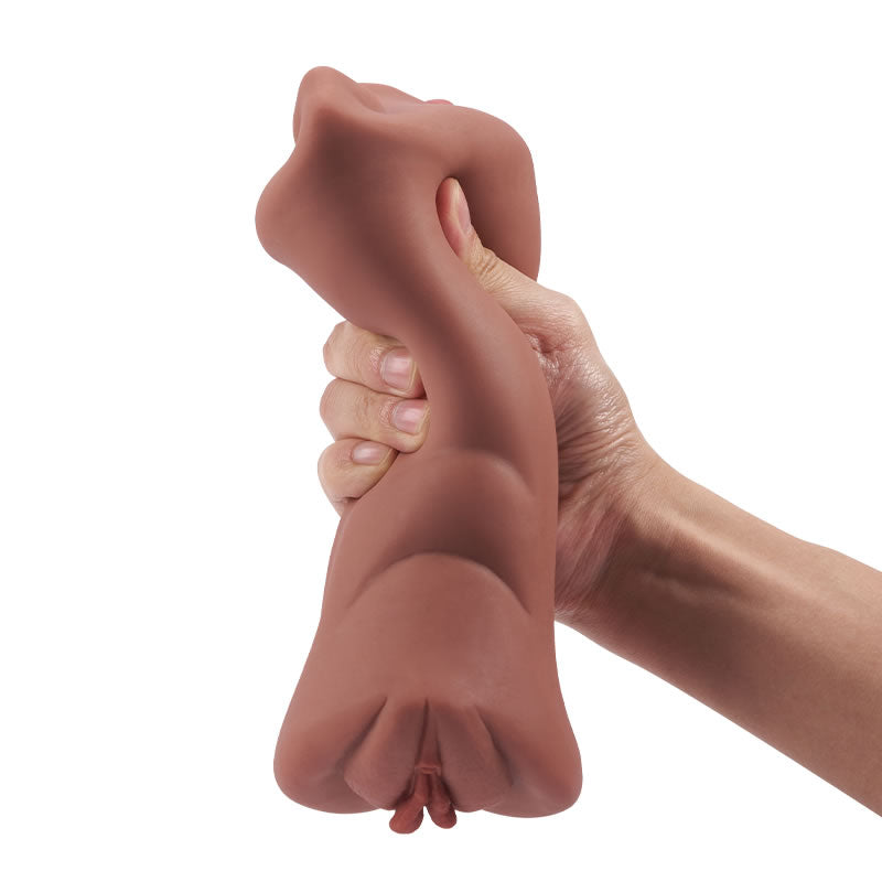 7.4-Inch Three Channel Mouth Vaginal Anal Pocket Pussy