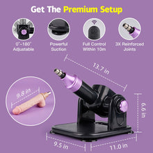 Load image into Gallery viewer, Thrust Master 180° Adjustable Larger Motor Sex Machine Thrusting Sex Toy for Women