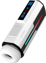 Load image into Gallery viewer, Automatic Male Masturbator Sex Toys for Men, Adult Toy Penis Pump with 7 Vibrating &amp; 5 Sucking Thrusting Modes, LCD Display Mens Realistic Pocket Pussy Stroker Blowjob Machine