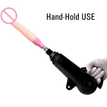 Load image into Gallery viewer, Automatic Sex Machine With Dildo Strong Motor Masturbator Black Love Machines