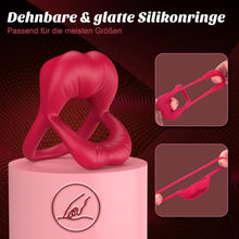 Load image into Gallery viewer, Vibrating Cock Ring Couples Sex Toys, Penis Ring Male Vibratar Toys with Clitoris Stimulate, Cockring with 10 Vibrations Sex Toýs for Man Couples