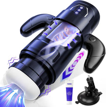 Load image into Gallery viewer, Male Masturbator Sex Toys for Men, Deluxe 6In1 Accelerate Boost Thrusting Sucking Vibrating 9 * 6 * 3 Modes 300g Sleeve Strong Suction Cup Sex Toys for Man Blowjob Adult Toys Mens Doll Stroker