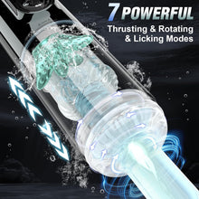 Load image into Gallery viewer, Automatic Male Masturbator Sex Toys for Men, Male Sex Toys Penis Pump with 7 Sucking &amp; Vibrating &amp; Thrusting &amp; Rotating &amp; Licking, Mens Sex Toy Adult Toys Blowjob Sex Machine Pocket Pussy Stroker
